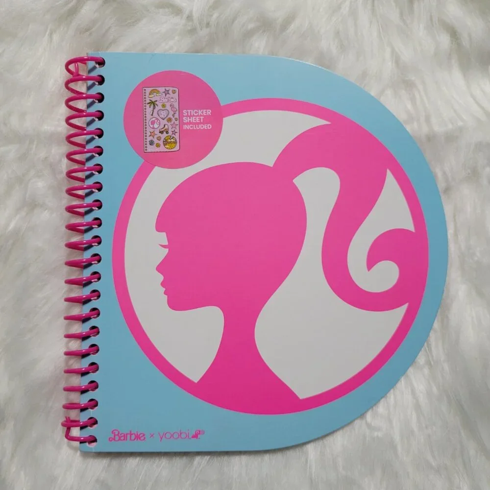 Barbie x Yoobi Mini Notebook & Gel Pens Set